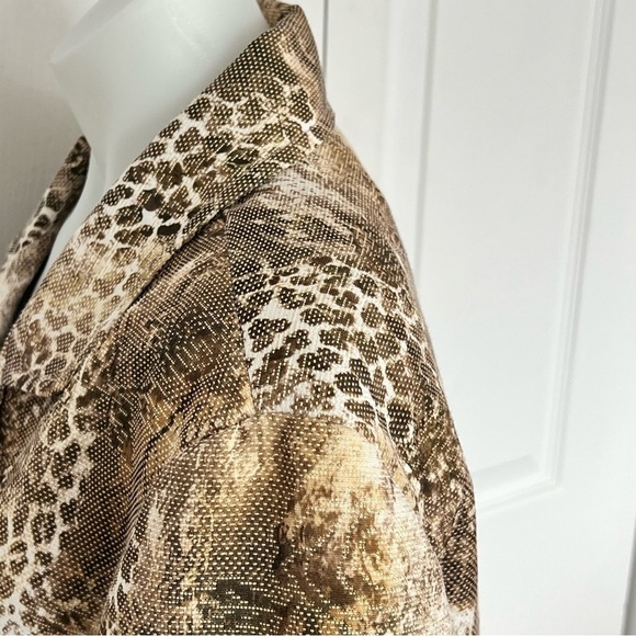 Joseph Ribhoff Snake Print Jacket Size 14 - Picture 7 of 15